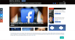 Desktop Screenshot of digitaljournal.com
